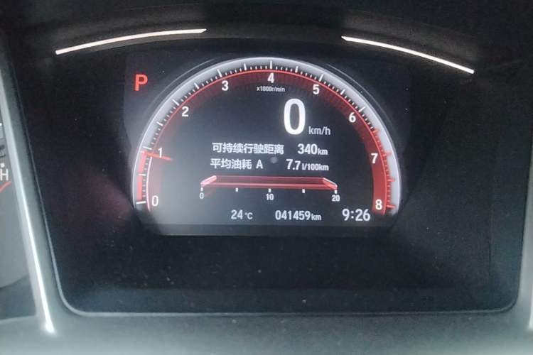 Used Honda Civic 2019 220TURBO CVT Dynamic Edition China VI Emission Standard Instrument Cluster
