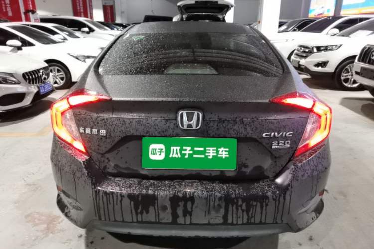 Used Honda Civic 2019 220TURBO CVT Dynamic Edition China VI Rear