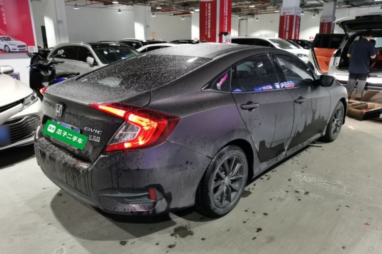Used Honda Civic 2019 220TURBO CVT Dynamic Edition China VI Rear Right 45 Deg