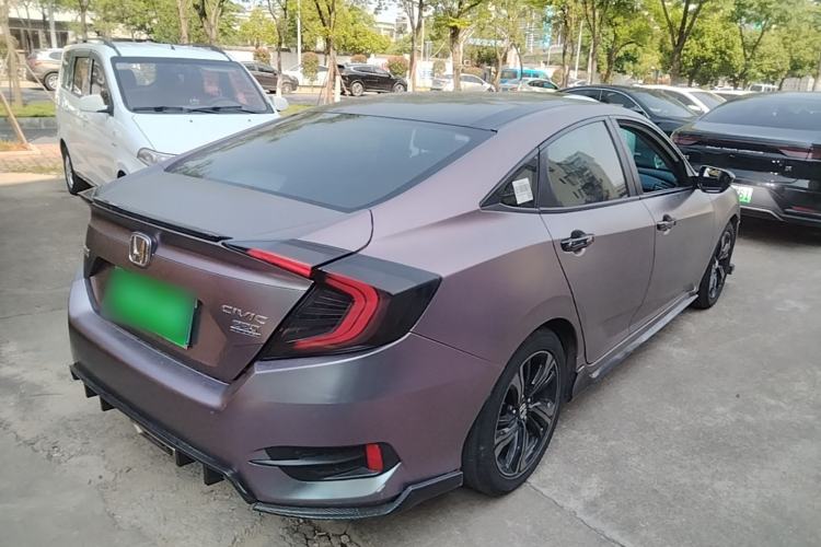 Used Honda Civic 2019 220TURBO CVT Dynamic Edition China VI Emission Standard Rear Right 45 Deg