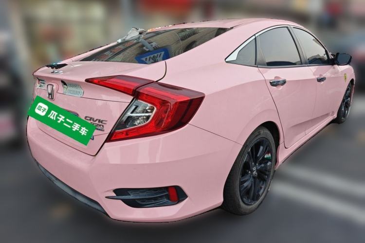 Used Honda Civic 2019 220TURBO CVT Power Edition China VI Emission Standard Rear Right 45 Deg