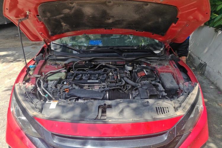 Used Honda Civic 2019 220TURBO CVT Dynamic Edition China VI Emission Standard Engine Bay