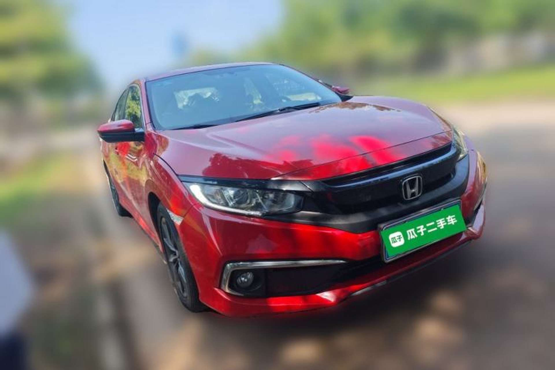 Used Honda Civic 2019 220TURBO CVT Dynamic Edition China VI Front Right 45 Deg