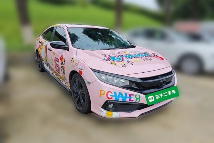Used Honda Civic 2019 220TURBO CVT Dynamic Edition China VI Emission Standard Front Right 45 Deg