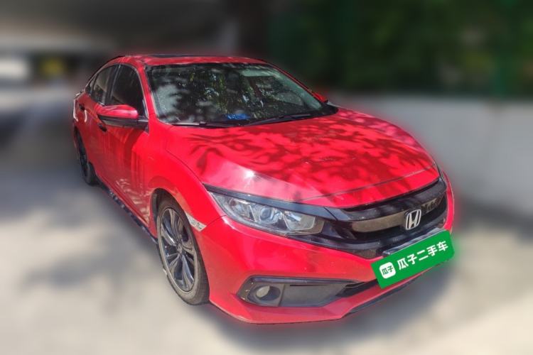 Used Honda Civic 2019 220TURBO CVT Dynamic Edition China VI Emission Standard Front Right 45 Deg