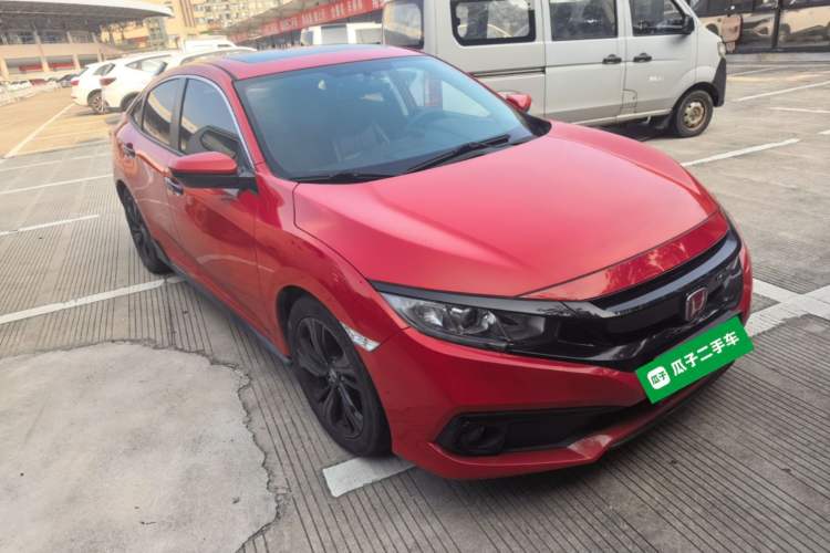 Used Honda Civic 2019 220TURBO CVT Dynamic Edition China V Emission Standard Front Right 45 Deg