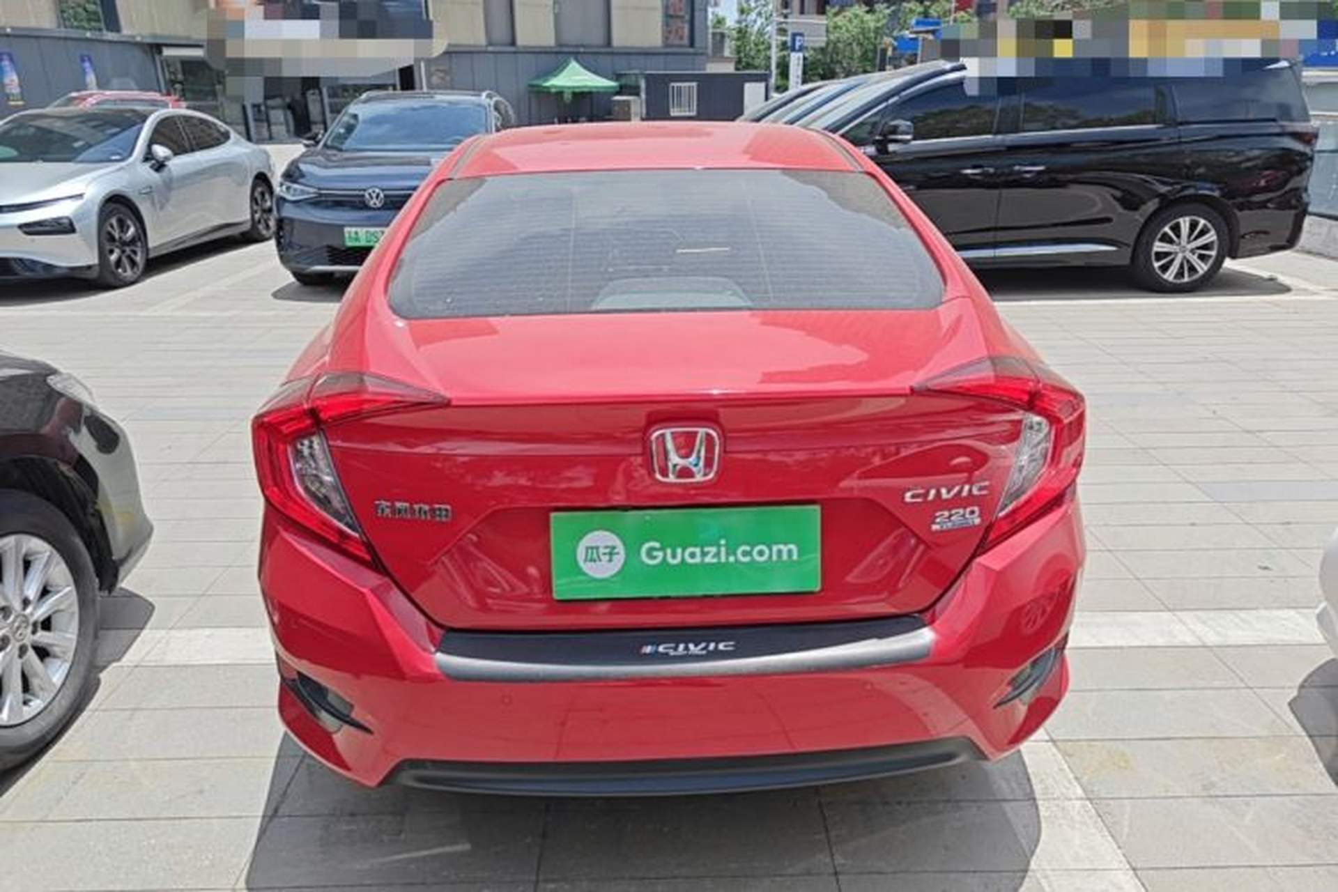 Used Honda Civic 2019 220TURBO CVT Dynamic Edition China VI Rear