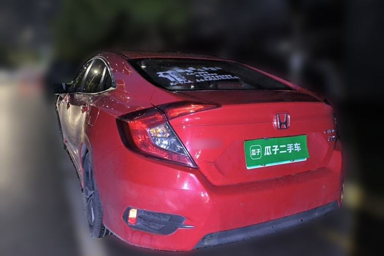 Used Honda Civic 2019 220TURBO CVT Dynamic Edition China V Rear Left 45 Deg
