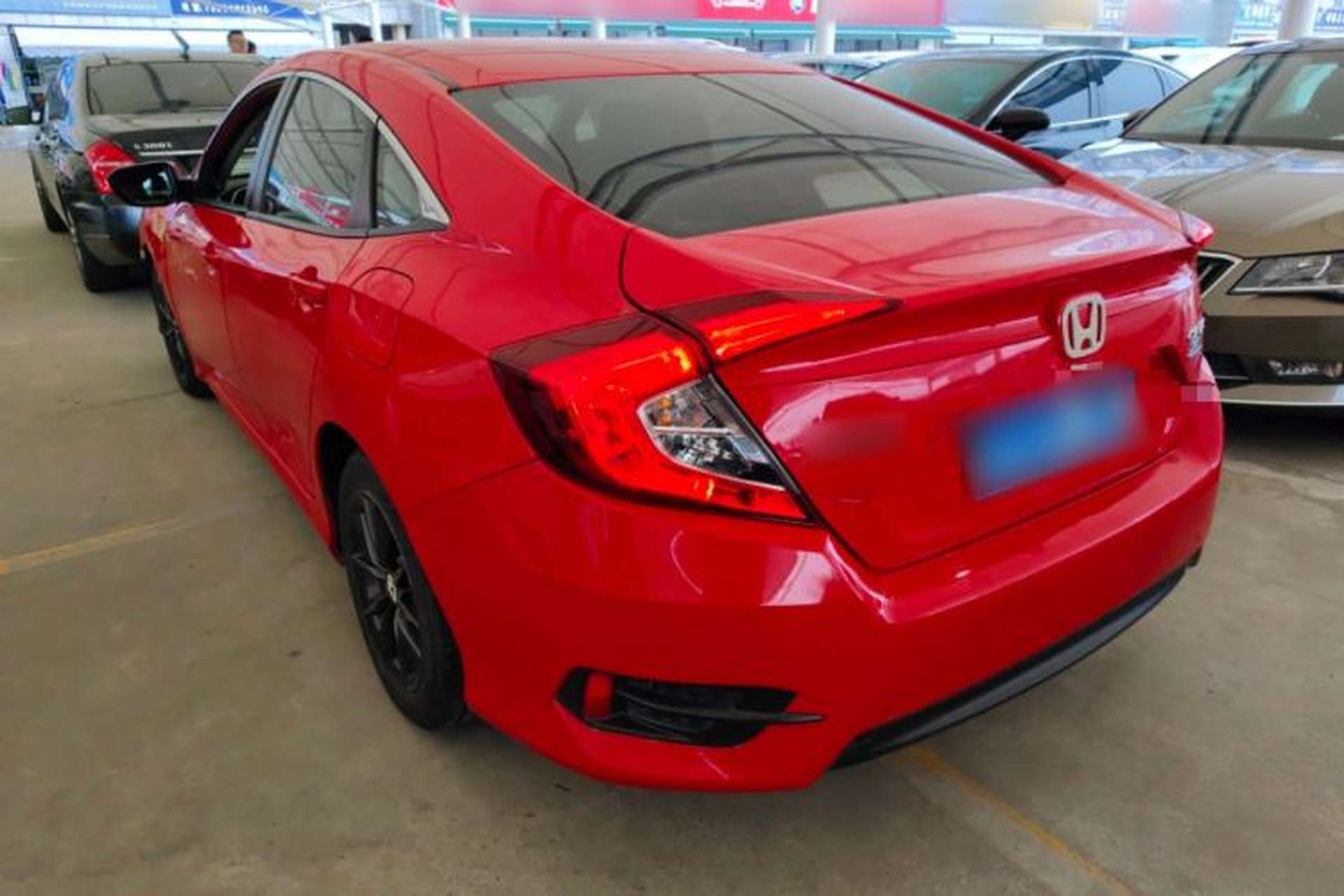 Used Honda Civic 2019 220TURBO CVT Dynamic Edition China VI Rear Left 45 Deg