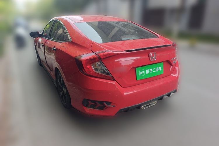 Used Honda Civic 2019 220TURBO CVT Dynamic Edition China VI Emission Standard Rear Left 45 Deg