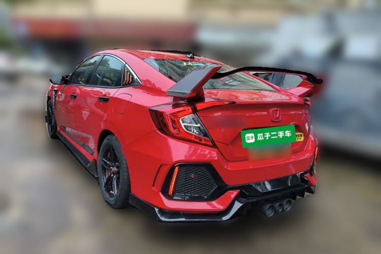 Used Honda Civic 2019 220TURBO CVT Dynamic Edition China VI Rear Left 45 Deg