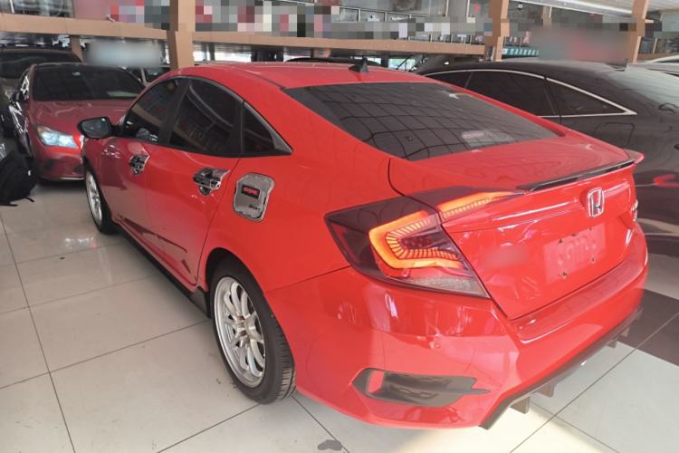 Used Honda Civic 2019 220TURBO CVT Dynamic Edition China VI Emission Standard Rear Left 45 Deg