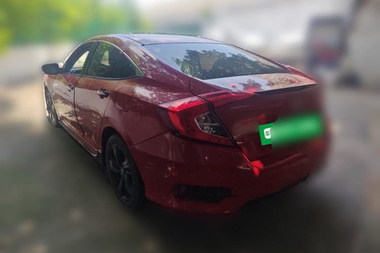Used Honda Civic 2019 220TURBO CVT Dynamic Edition China VI Emission Standard Rear Left 45 Deg