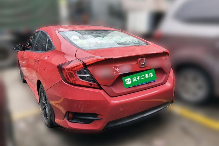 Used Honda Civic 2019 220TURBO CVT Dynamic Edition China VI Rear Left 45 Deg