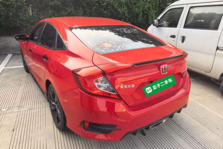 Used Honda Civic 2019 220TURBO CVT Dynamic Edition China V Emission Standard Rear Left 45 Deg