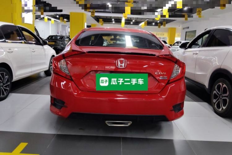 Used Honda Civic 2019 220TURBO CVT Dynamic Edition China VI Emission Standard Rear