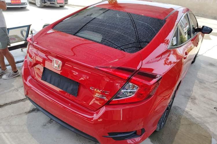 Used Honda Civic 2019 220TURBO CVT Dynamic Edition China VI Rear Right 45 Deg