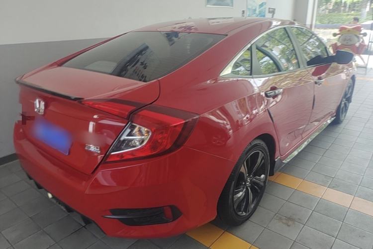 Used Honda Civic 2019 220TURBO CVT Dynamic Edition China VI Emission Standard Rear Right 45 Deg