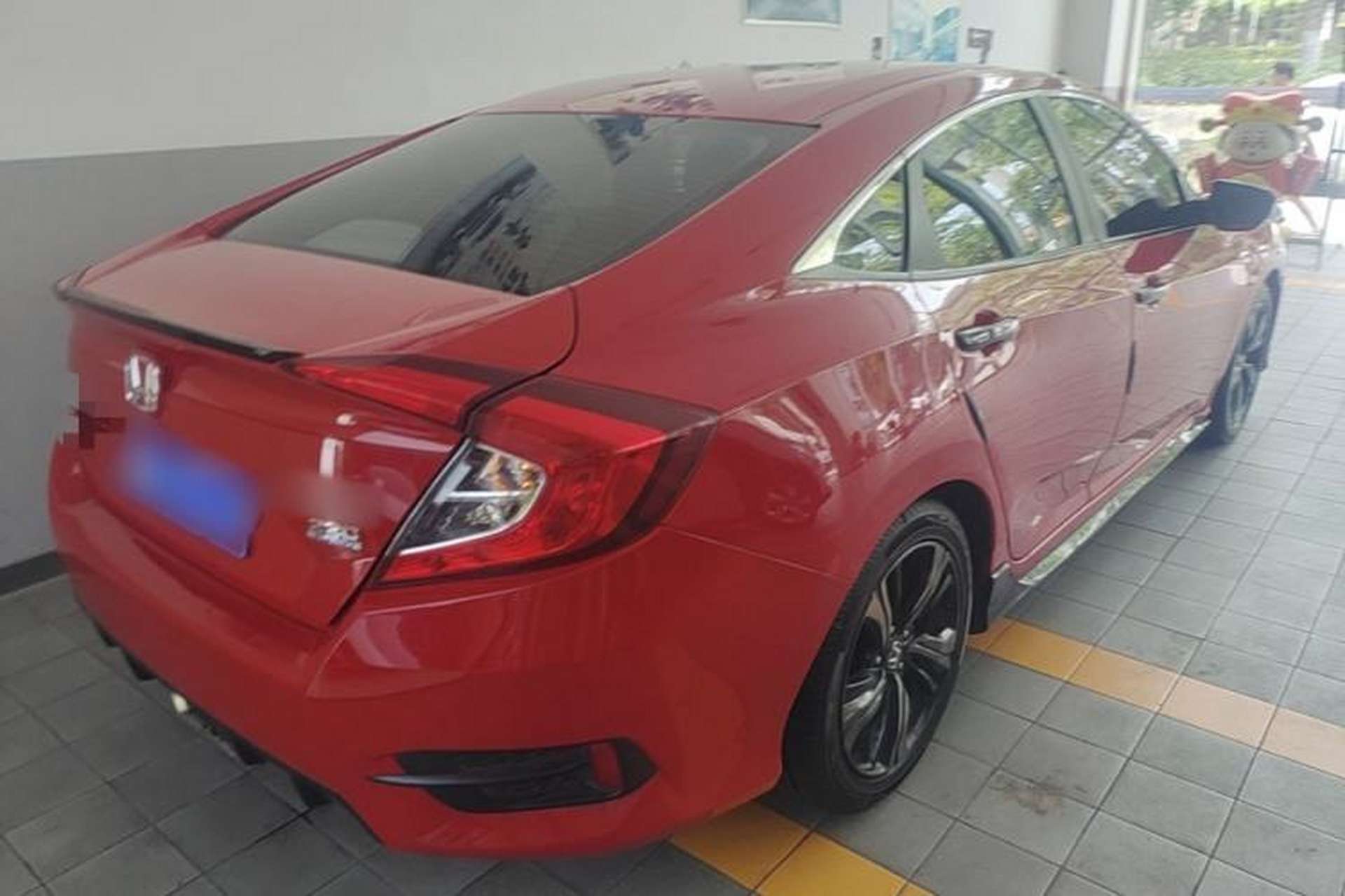 Used Honda Civic 2019 220TURBO CVT Dynamic Edition China VI Emission Standard Rear Right 45 Deg