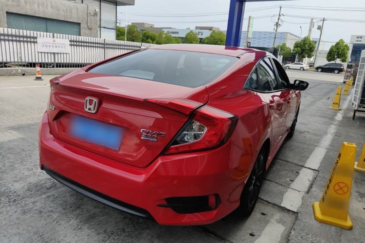 Used Honda Civic 2019 220TURBO CVT Dynamic Edition China VI Rear Right 45 Deg