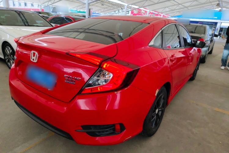 Used Honda Civic 2019 220TURBO CVT Dynamic Edition China VI Rear Right 45 Deg