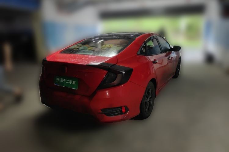 Used Honda Civic 2019 220TURBO CVT Dynamic Edition China VI Rear Right 45 Deg