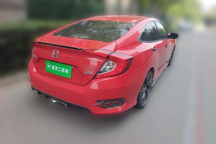 Used Honda Civic 2019 220TURBO CVT Dynamic Edition China VI Emission Standard Rear Right 45 Deg