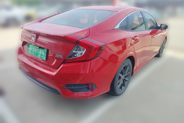 Used Honda Civic 2019 220TURBO CVT Dynamic Edition China VI Rear Right 45 Deg