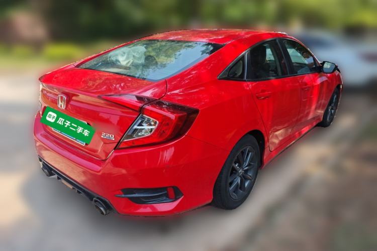 Used Honda Civic 2019 220TURBO CVT Dynamic Edition China VI Rear Right 45 Deg