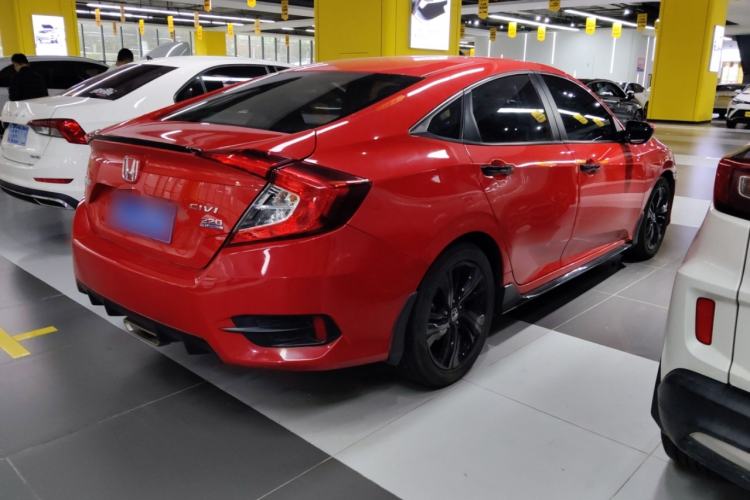 Used Honda Civic 2019 220TURBO CVT Dynamic Edition China VI Emission Standard Rear Right 45 Deg
