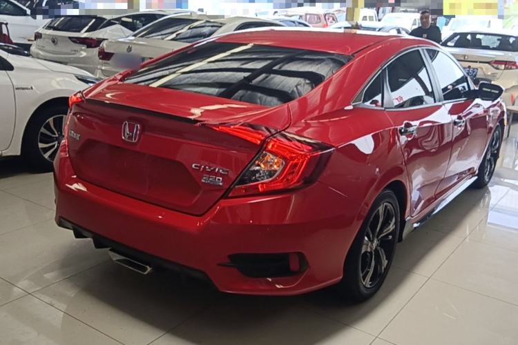 Used Honda Civic 2019 220TURBO CVT Dynamic Edition China VI Emission Standard Rear Right 45 Deg