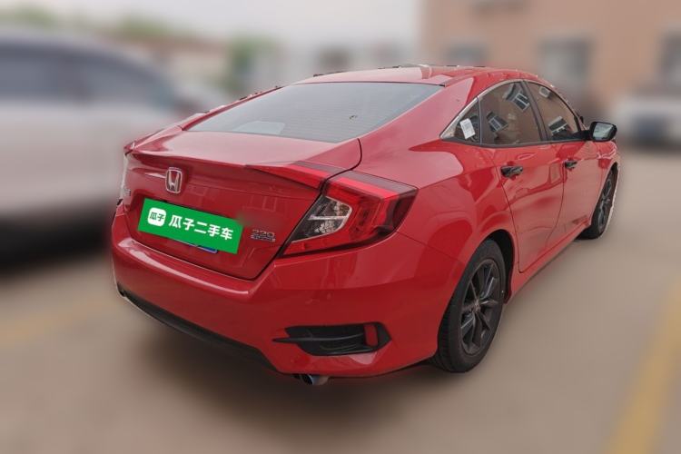 Used Honda Civic 2019 220TURBO CVT Dynamic Edition China VI Rear Right 45 Deg