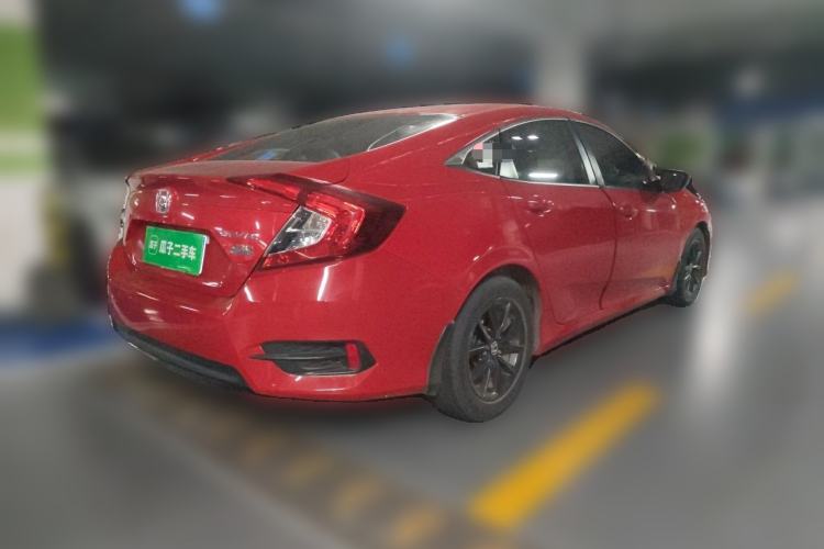 Used Honda Civic 2019 220TURBO CVT Dynamic Edition China VI Rear Right 45 Deg