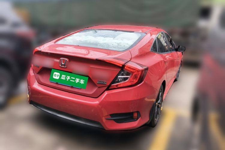 Used Honda Civic 2019 220TURBO CVT Dynamic Edition China VI Rear Right 45 Deg