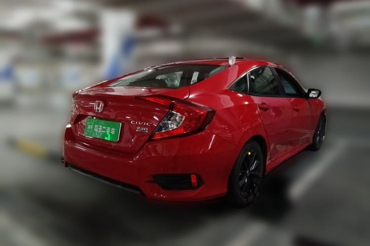 Used Honda Civic 2019 220TURBO CVT Dynamic Edition China V Rear Right 45 Deg