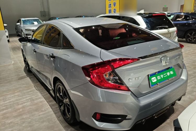 Used Honda Civic 2019 220TURBO CVT Dynamic Edition China VI Emission Standard Rear Left 45 Deg