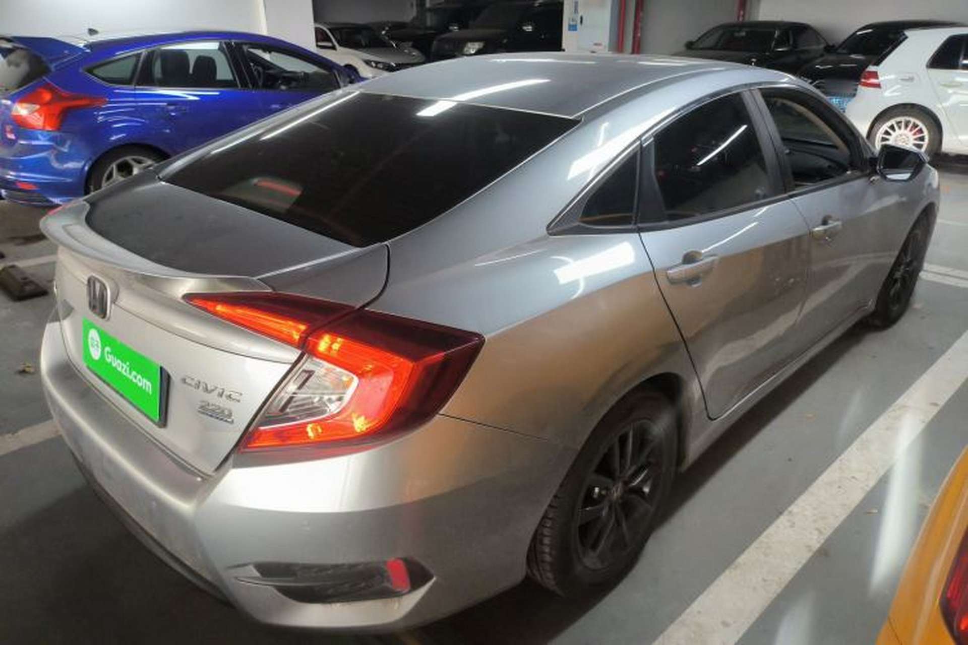 Used Honda Civic 2019 220TURBO CVT Dynamic Edition China VI Rear Right 45 Deg