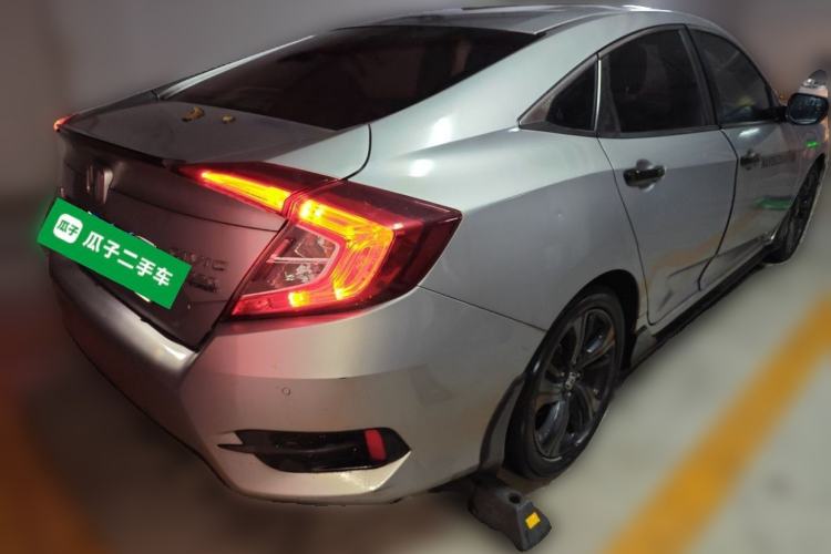 Used Honda Civic 2019 220TURBO CVT Dynamic Edition China VI Emission Standard Rear Right 45 Deg