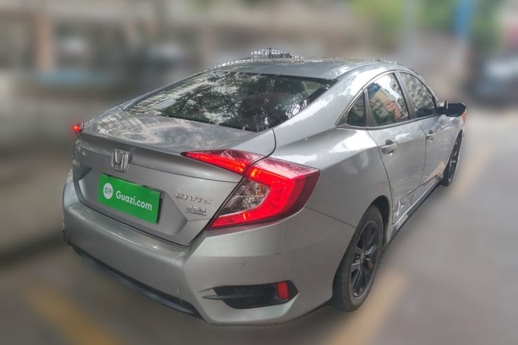 Used Honda Civic 2019 220TURBO CVT Dynamic Edition China VI Rear Right 45 Deg