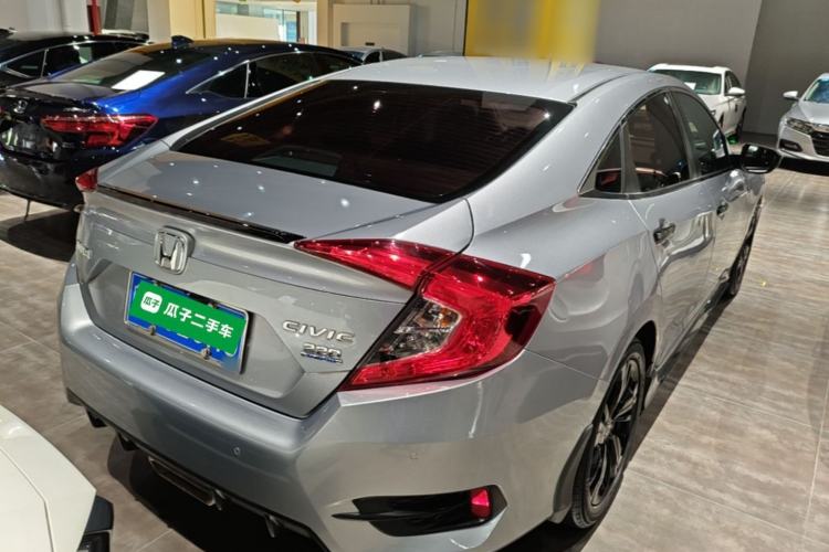Used Honda Civic 2019 220TURBO CVT Dynamic Edition China VI Emission Standard Rear Right 45 Deg
