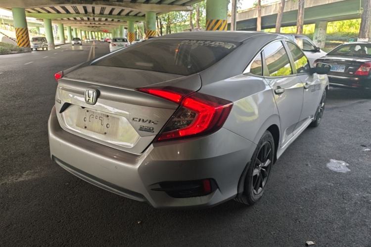 Used Honda Civic 2019 220TURBO CVT Dynamic Edition China VI Rear Right 45 Deg