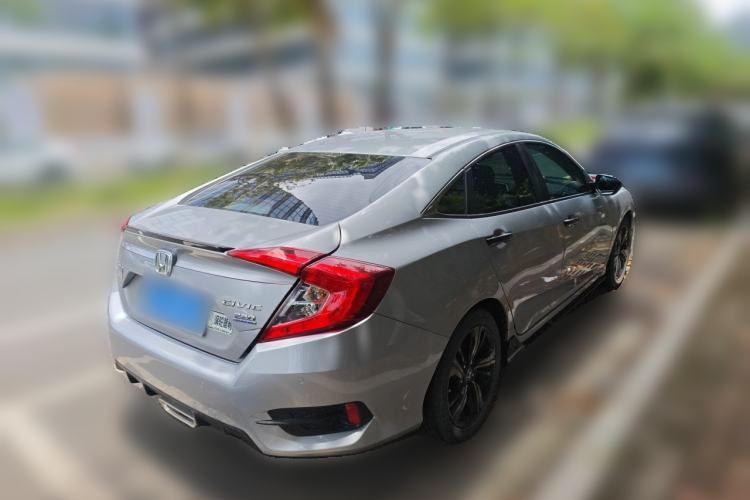 Used Honda Civic 2019 220TURBO CVT Dynamic Edition China VI Emission Standard Rear Right 45 Deg