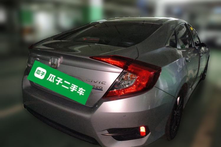 Used Honda Civic 2019 220TURBO CVT Dynamic Edition China VI Rear Right 45 Deg