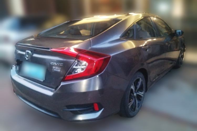 Used Honda Civic 2019 220TURBO CVT Power Edition China VI Emission Standard Rear Right 45 Deg