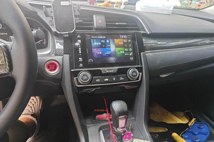 Used Honda Civic 2019 220TURBO CVT Power Edition China VI Emission Standard Audio And AC Panel