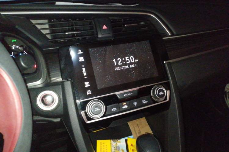 Used Honda Civic 2019 220TURBO CVT Dynamic Edition China V Audio And AC Panel