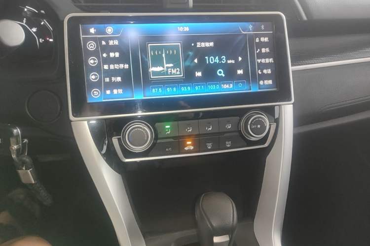 Used Honda Civic 2019 180TURBO CVT Shangyue Edition China V Emission Standard Audio And AC Panel