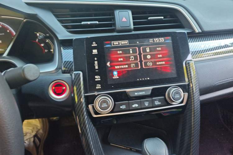 Used Honda Civic 2019 220TURBO CVT Dynamic Edition China VI Emission Standard Audio And AC Panel