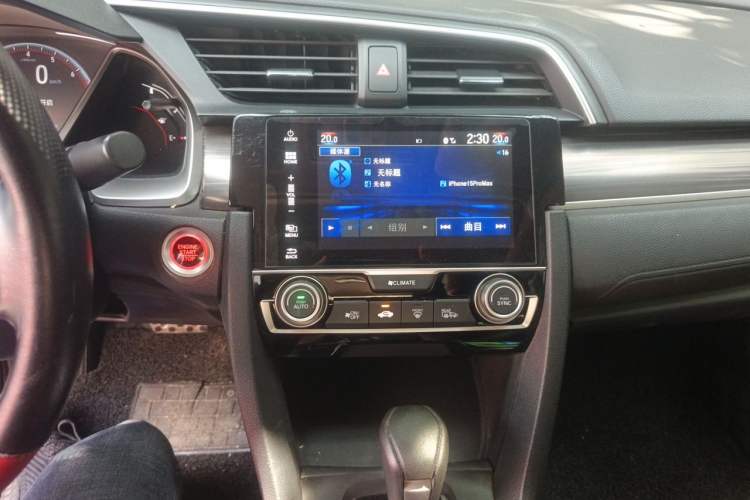 Used Honda Civic 2019 220TURBO CVT Dynamic Edition China V Emission Standard Audio And AC Panel