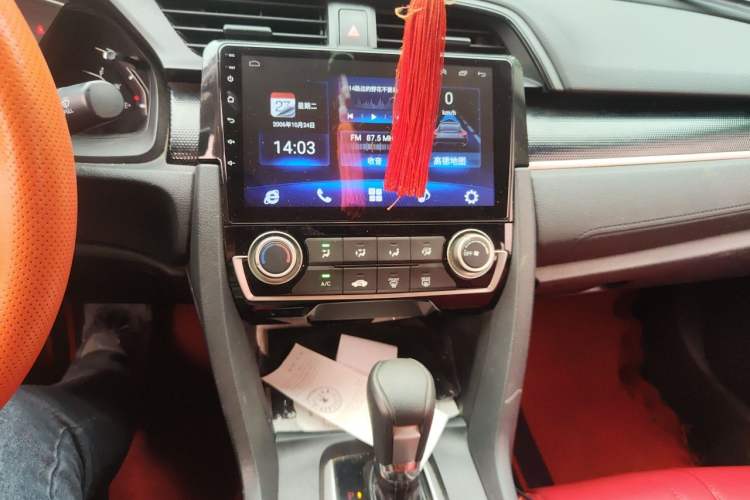 Used Honda Civic 2019 180TURBO CVT Shangyue Edition China V Emission Standard Audio And AC Panel